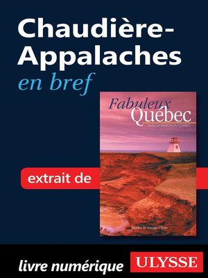 cover image of Chaudière-Appalaches en bref